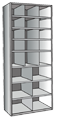 metal bin shelves