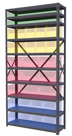 Utility bin Shelving