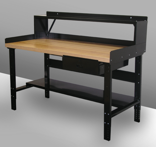 Heavy-Duty Adjustable Hallowell Workbench